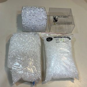 Confetti Diamond crystals 2 sizes